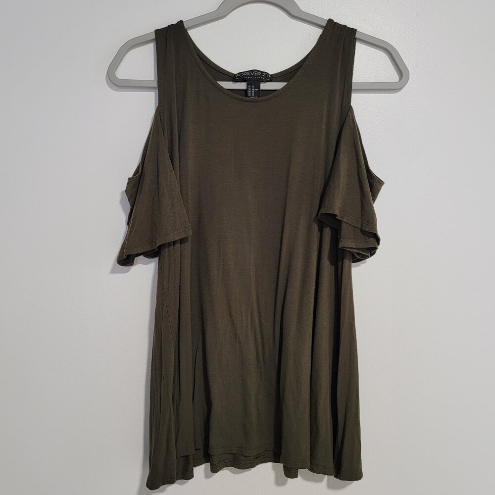 Forever 21 Cold Shoulder Top Plus Size 1X
